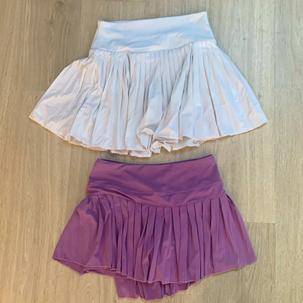 Tennis skirts pleated